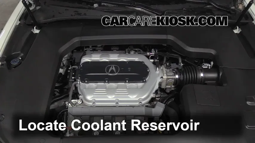 2012 Acura TL 3.5L V6 Antigel (Liquide de Refroidissement) Réparer les Fuites